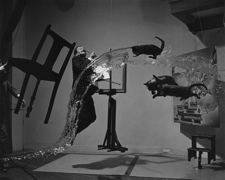Salvador Dali. "Dali Atomicus." 1948. © Philippe Halsman | Magnum Photos