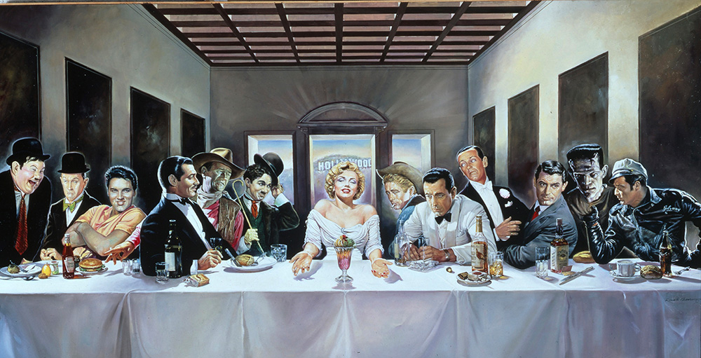 Ο Μυστικός Δείπνος στην Πρόσκληση του Renato Casaro από τη συλλογή του Painted Movies 