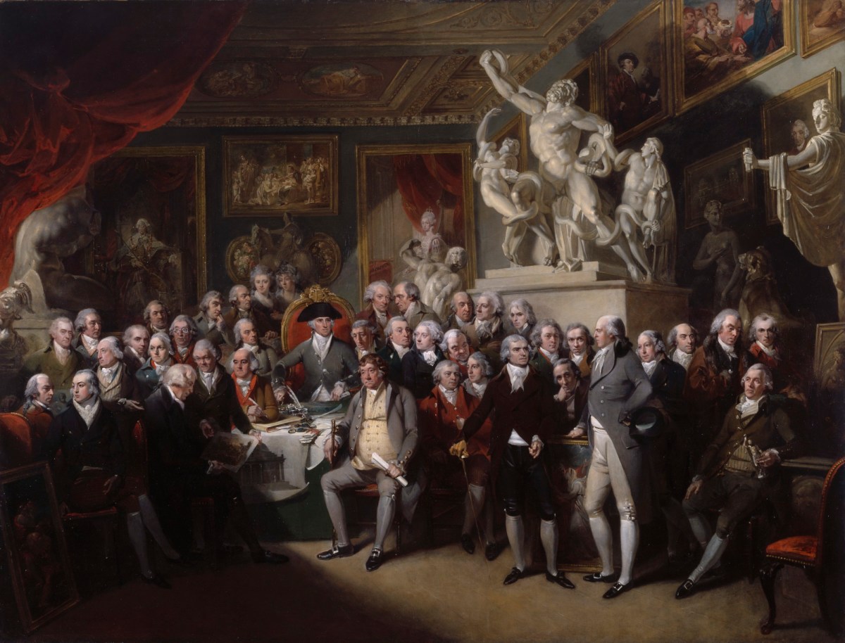 The Royal Academicians in General Assembly, 1795 Henry Singleton (1766 - 1839)