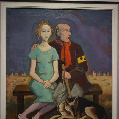 The Blind Man And The Girl, Karl Hofer, Städel Museum