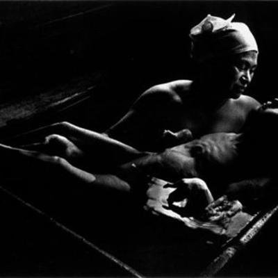 Tomoko Uemura in Her Bath, Eugene Smith
