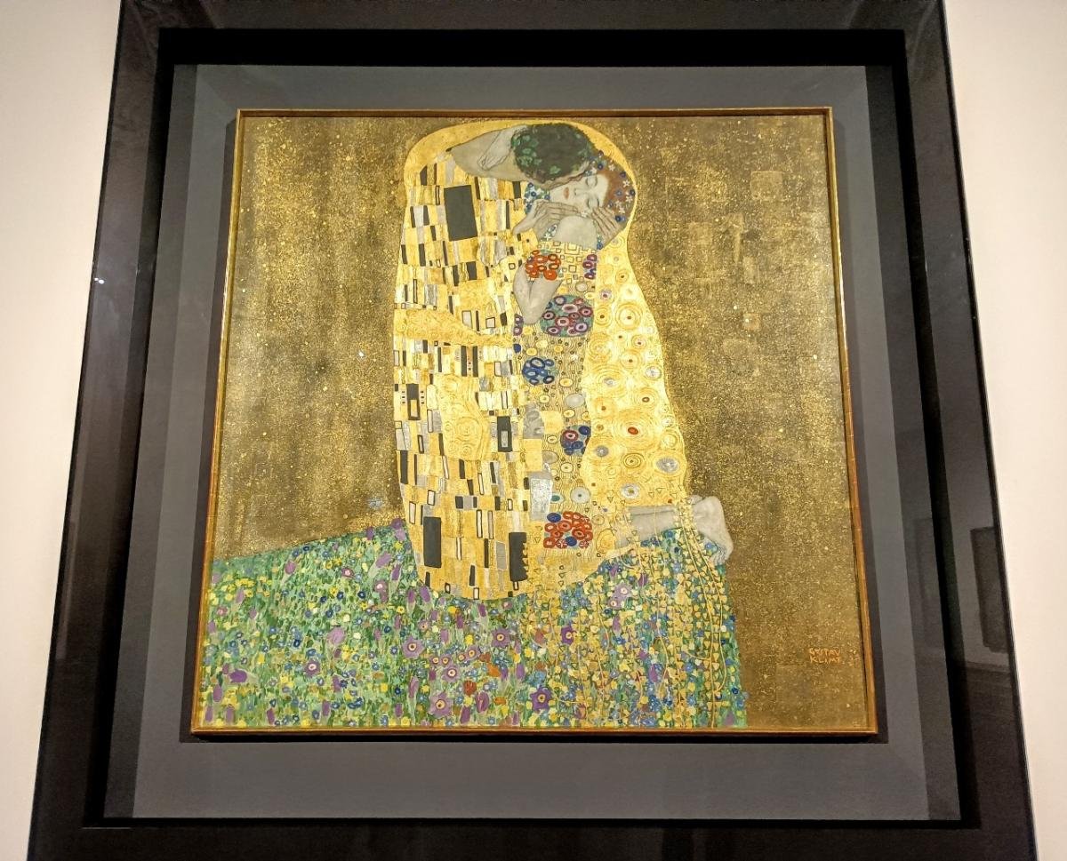 Το Φιλί, Gustan Klimt (Φωτογραφία Νίκος Πράσσος)