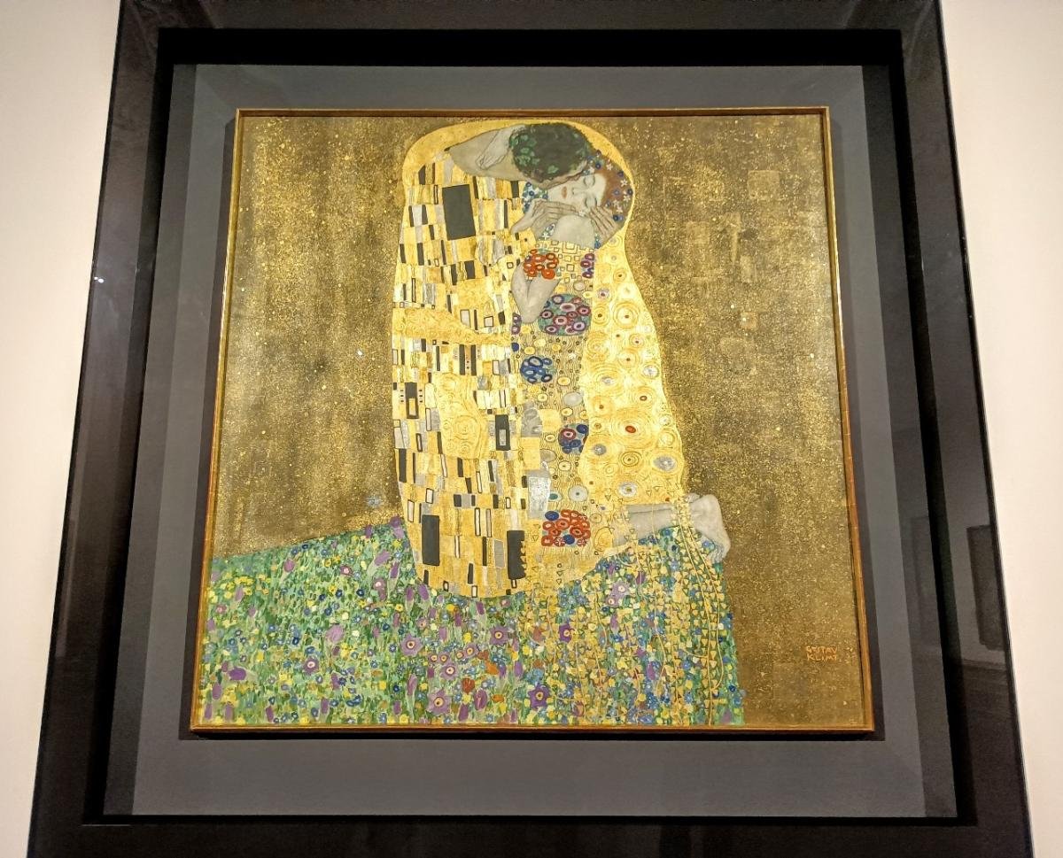 Το Φιλί, Gustan Klimt (Φωτογραφία Νίκος Πράσσος)