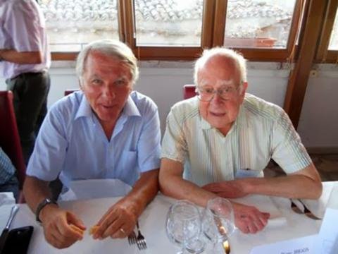 Δημήτρης Νανόπουλος και Peter Higgs